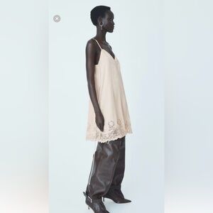 Chic Nude Slip Dress by H&M Studio